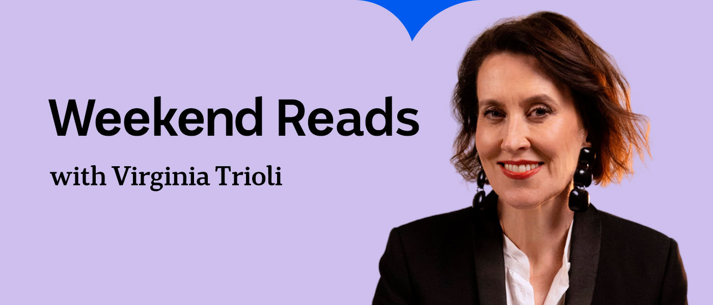 Weekend Reads with Virginia Trioli