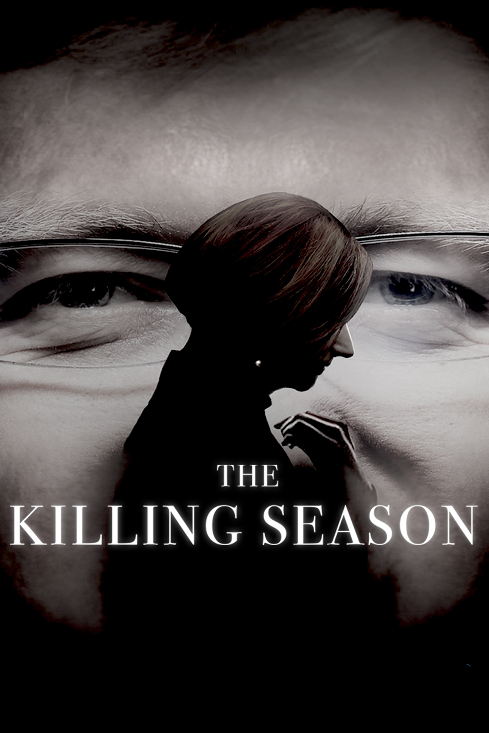 Julia Gillard side profile over an image of Kevin Rudd featured in a promotional poster for The Killing Season