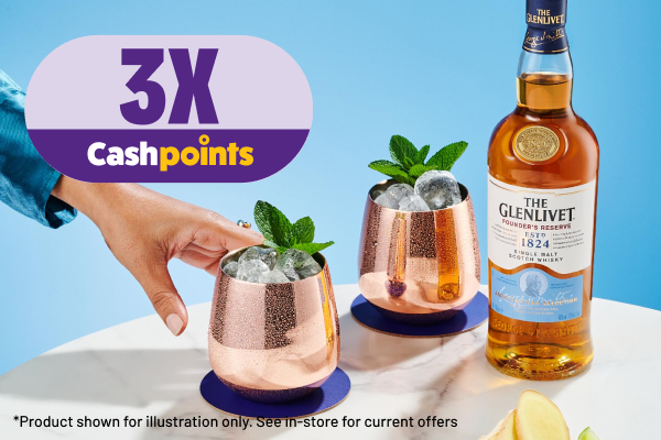Triple Cashpoints on selected products