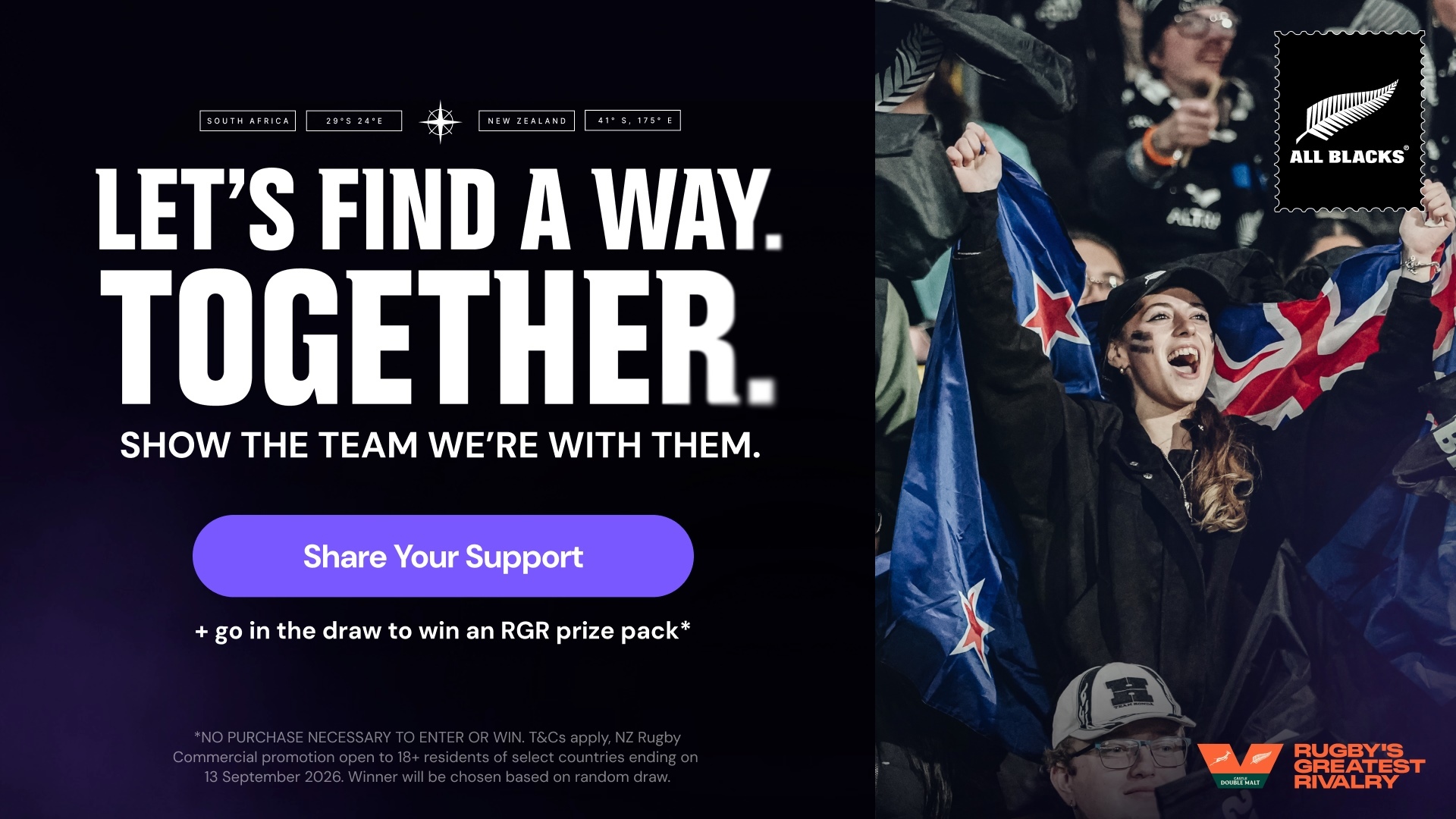 Let's Find A Way. Together. Show Your Support