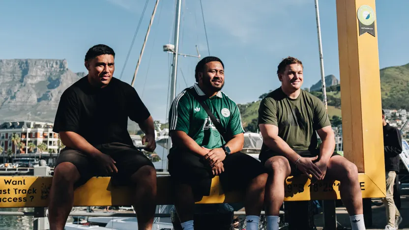 All Blacks Soaking up the Sights in Cape Town