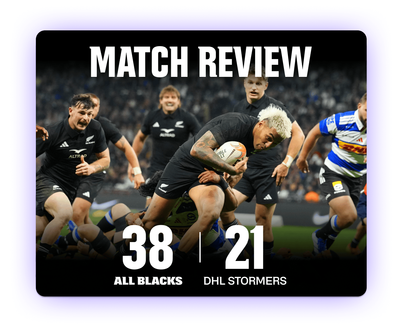 All Blacks v Stormers Review