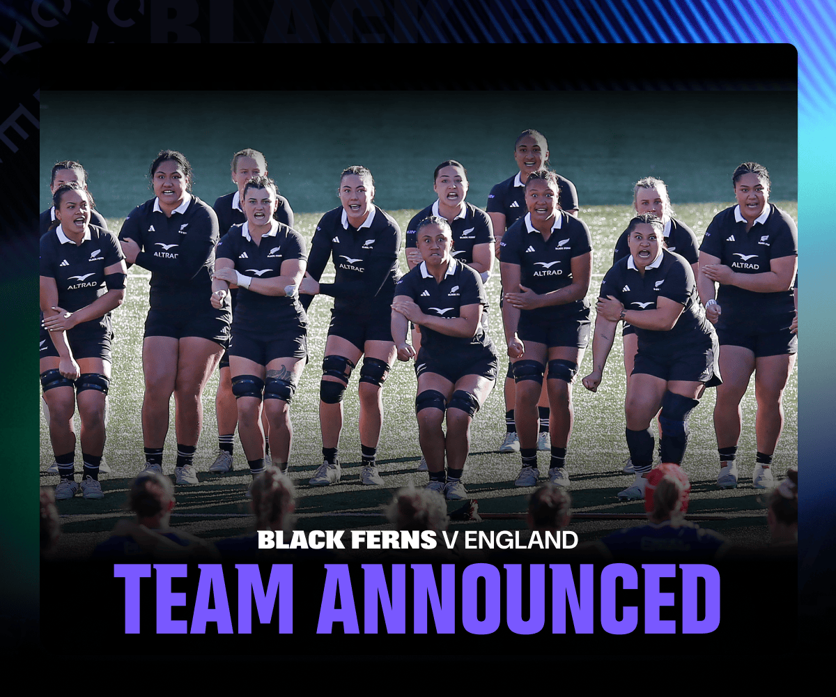 Black Ferns Team Announced